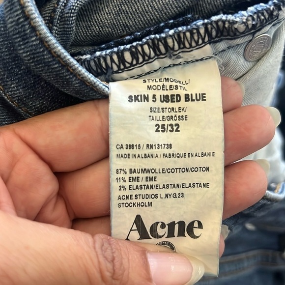 ACNE STUDIOS Needle Relax Skinny Jeans - Picture 5 of 8